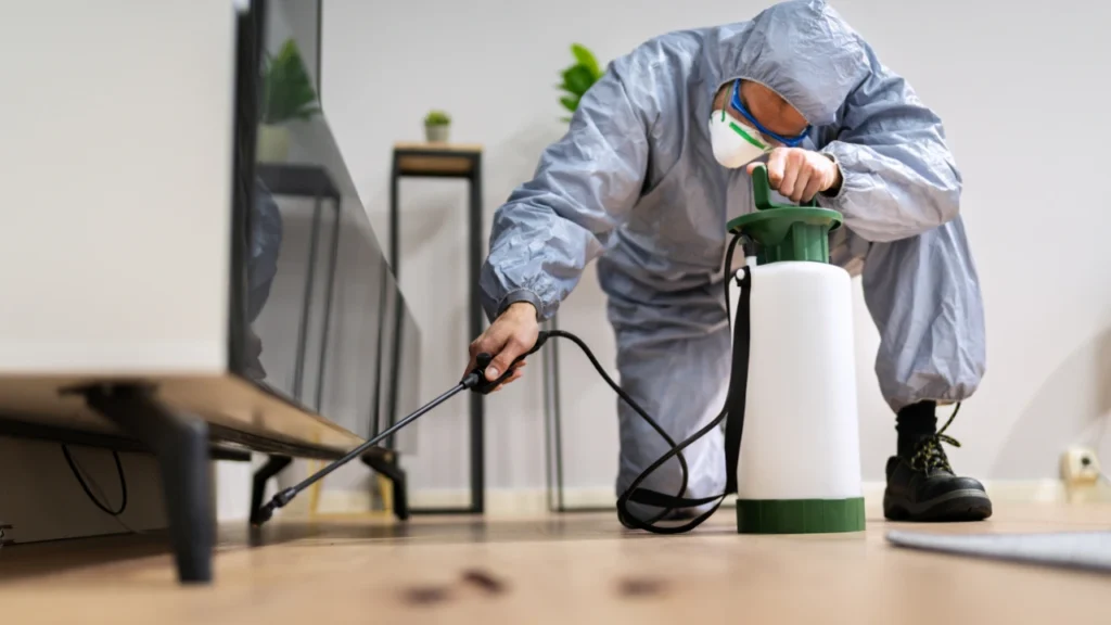 mice removal tunbridge wells man spraying home for mice removal
